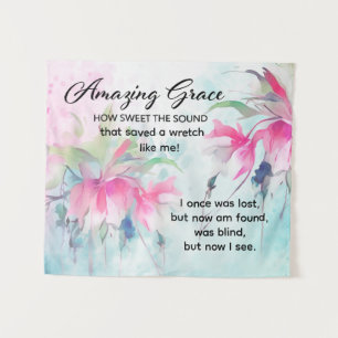 Tapiz Sorprendente Grace Cómo dulce el sonido del himno