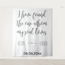 Tapiz Soulful Union Customizable Wedding Backdrop