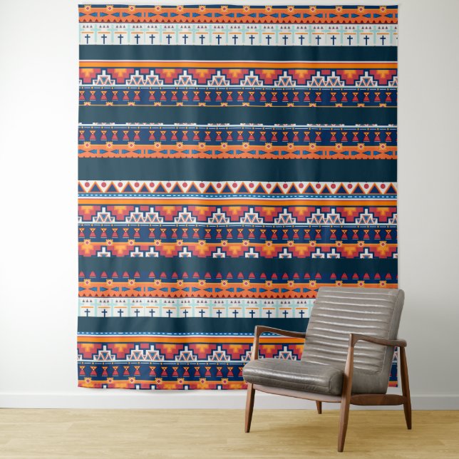 Tapiz Southwest Santa Fe Desert Style Boho Native (In situ)