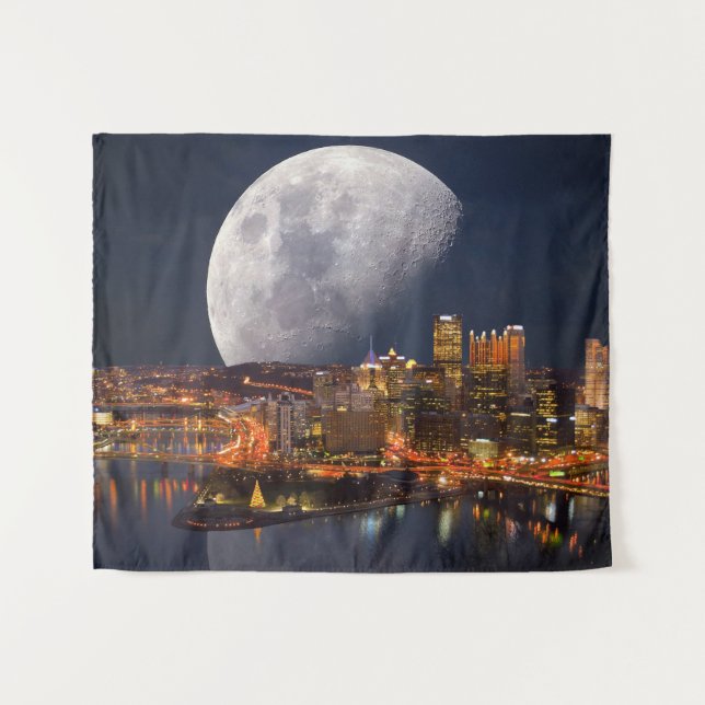 Tapiz Spacey Pittsburgh (Anverso (horizontal))