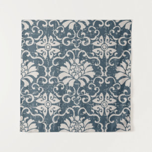 Tapiz Spira botánico de fondo antiguo sin fisuras