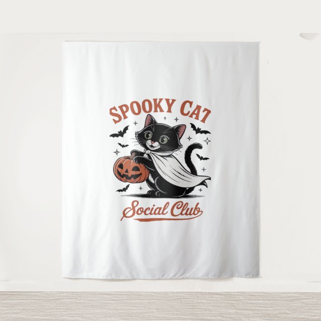 Tapiz Spookone Cat Social Club PNG - Cute Kitten Classic (Anverso)