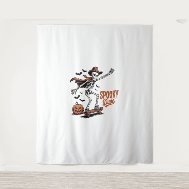 Tapiz Spooky Dude Spooky Season (Anverso)