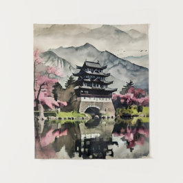 Tapiz Spring Castle Wall Scroll