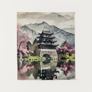 Tapiz Spring Castle Wall Scroll