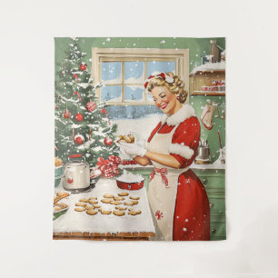 Tapiz Sra. Claus Holiday Baking Delight