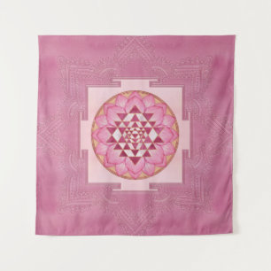 Tapiz Sri Yantra  / Sri Chakra in lotus