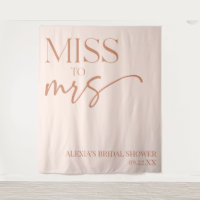 Srta. Brown Tan Boho Bohemian Bridal Shower