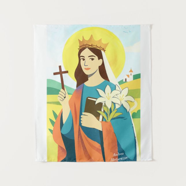 Tapiz St. Catherine of Siena  (Anverso)