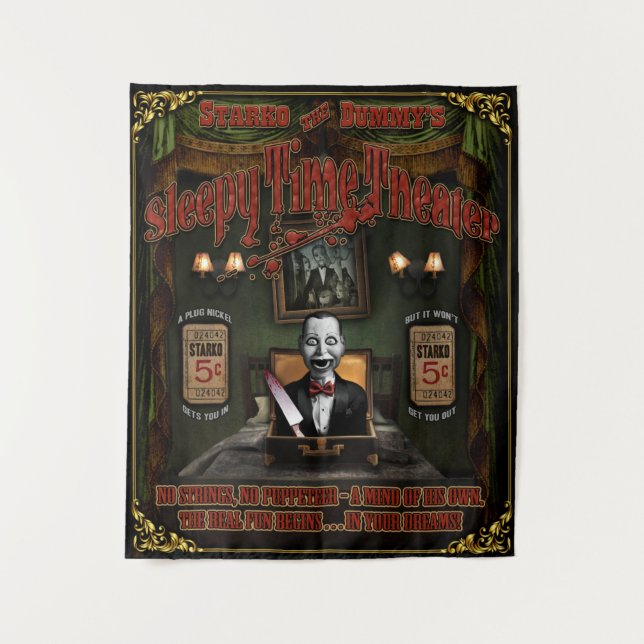 Tapiz Starko, el cartel de la parodia de la película (Anverso)