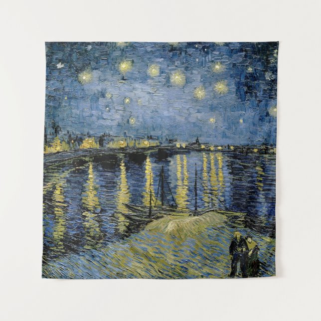 Tapiz Starry Night Vincent van Gogh (Anverso)