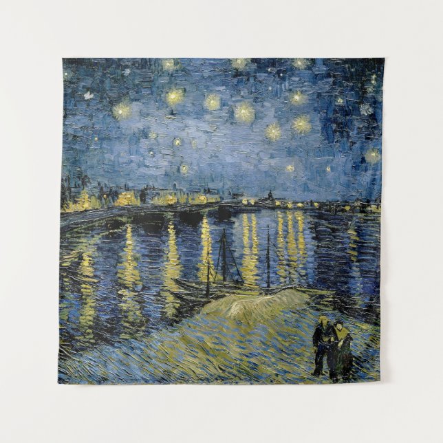 Tapiz Starry Night Vincent van Gogh (Anverso)