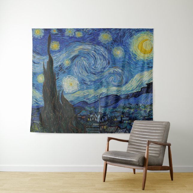 Tapiz Starry Night Vincent van Gogh Gallery Bella Artes  (In situ (horizontal))