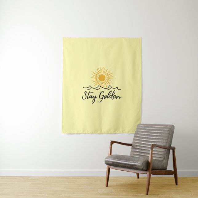 Tapiz Stay Golden – Un Toque de Calidez (In situ)