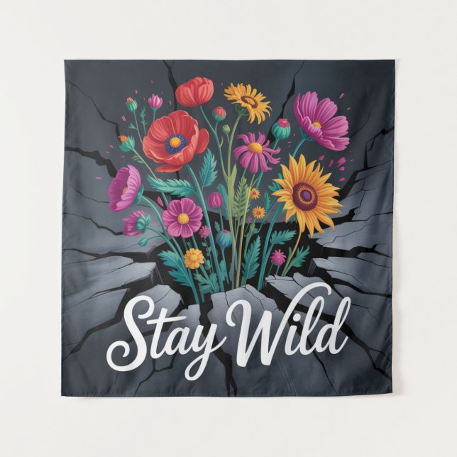 Tapiz Stay Wild (Anverso)