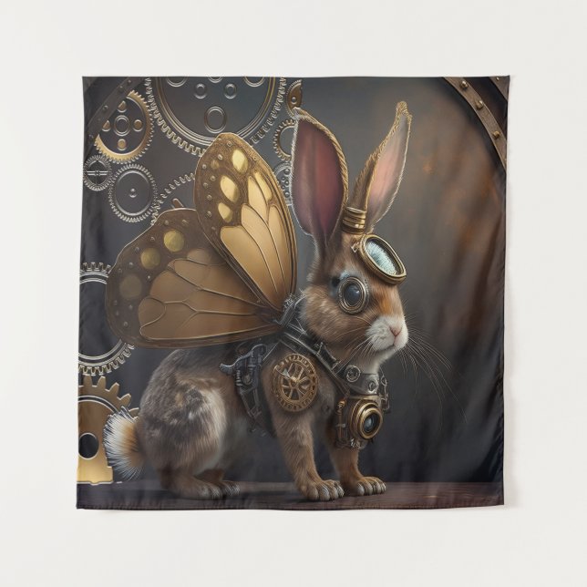 Tapiz Steampunk Bunny (Anverso)