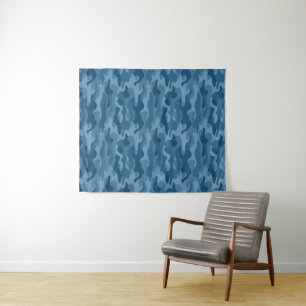 Tapiz Steel Blue Monocolor Camo