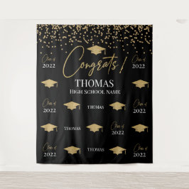 Tapiz Step and repeat Graduation Backdrop banner