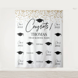 Tapiz Step and repeat Graduation Backdrop banner