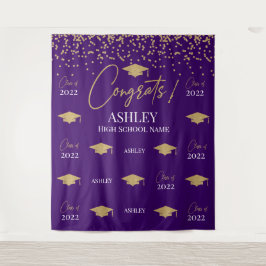 Tapiz Step and repeat Graduation Backdrop banner