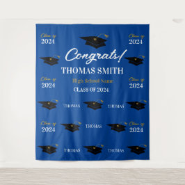 Tapiz Step and repeat Graduation Backdrop banner