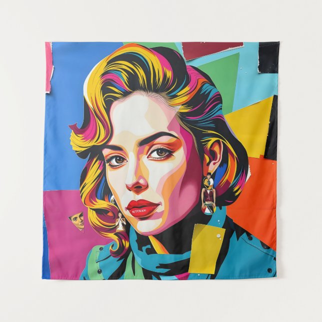 Tapiz “Strasha” - Collage Sueño Pop Gloss (Anverso)
