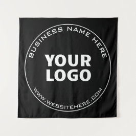 Tapiz Su nombre comercial, sitio web + imagen subida