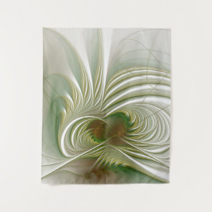 Tapiz Suave y tierna fantasía fractal de flor