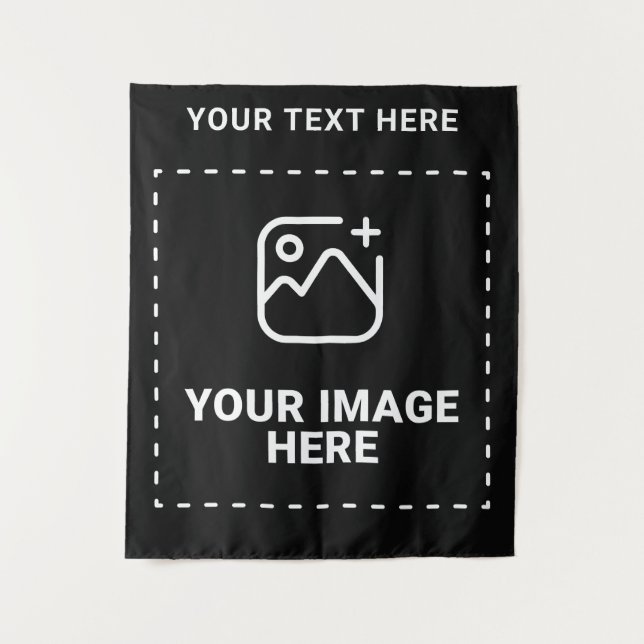 Tapiz Sube tu imagen y texto (Anverso)