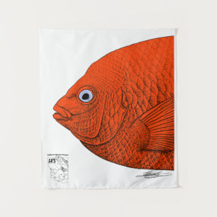 Tapiz ¡Subunidades estudiantiles de arte de pescado Cal-