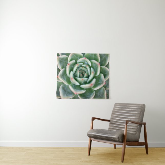 Tapiz Succulent inclinado rojo verde (In situ (horizontal))