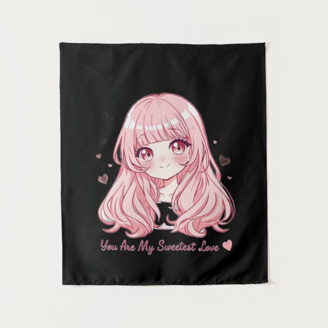 Tapiz Sudadera Anime Valentín Lindo (Anverso)