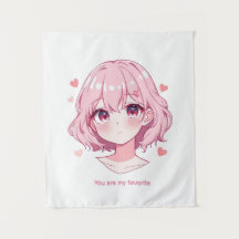 Sudadera de chica de anime Kawaii de San Valentín