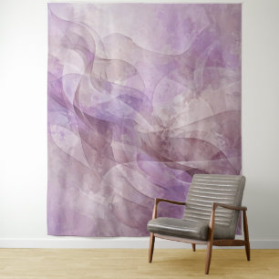 Tapiz Sueño de Lavanda Remolino Lila Malva Lavanda