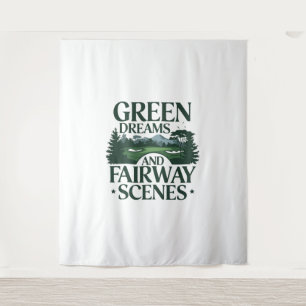 Tapiz Sueños verdes, moda del golf