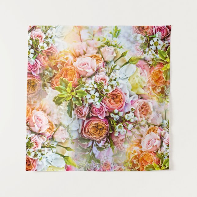 Tapiz Summer flower background, bouquets of flowers (Anverso)