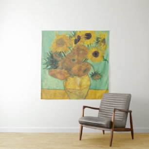 Tapiz Sunflowers de Vincent Van Gogh