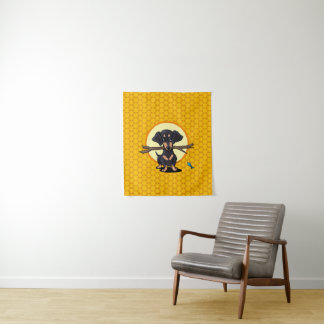 Tapiz Sunny Boho Dachshund Dog