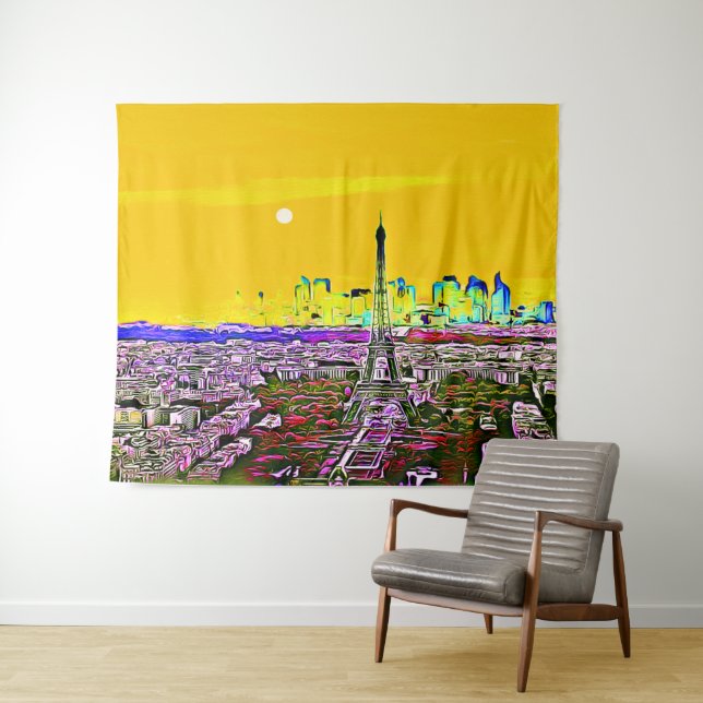 Tapiz Sunny Paris (In situ (horizontal))