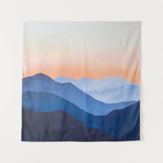 Tapiz Sunset de la montaña minimalista