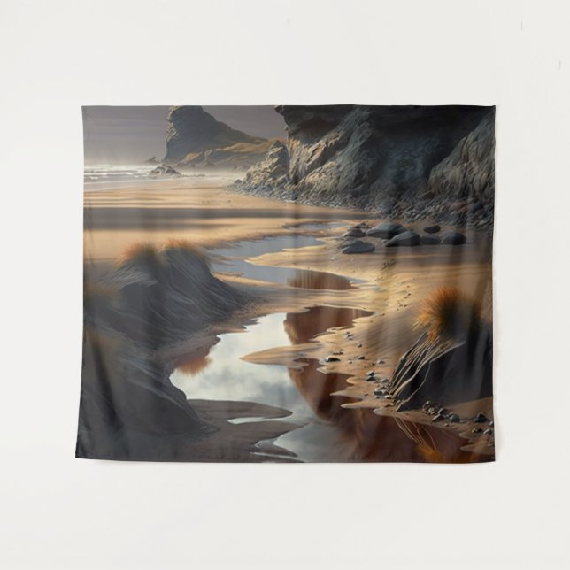 Tapiz Sunset Shore (Anverso (horizontal))