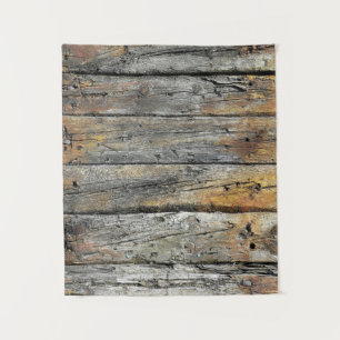 Tapiz Superficie de madera gris