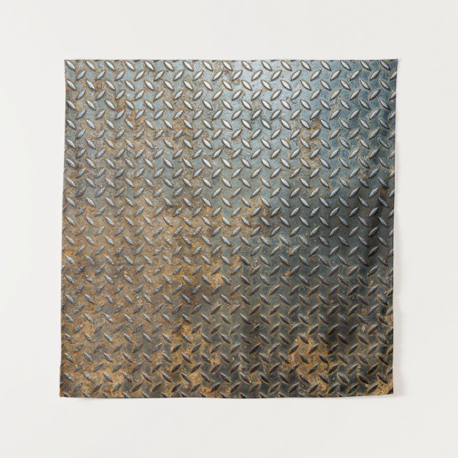 Tapiz Superficie metálica, fondo de textura reflectante. (Anverso)