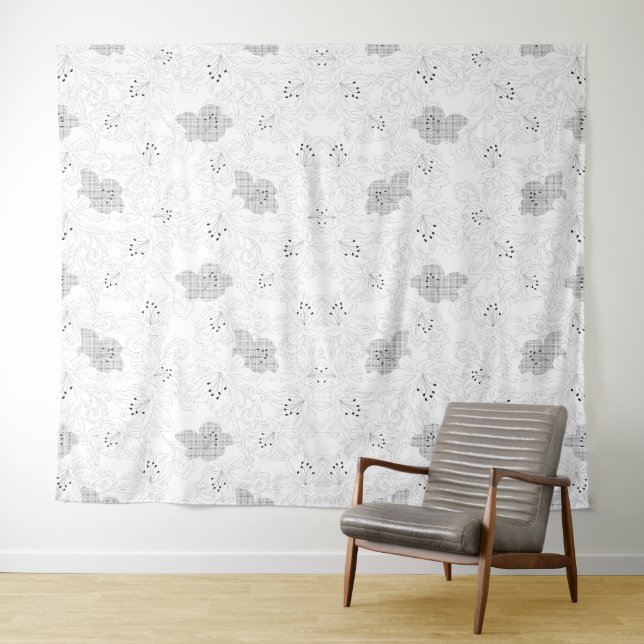 Tapiz Superposición de cuadrícula transparente – Textura (In situ (horizontal))