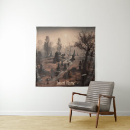 Tapiz Susurros en la oscuridad: ambiente aterrador de ce