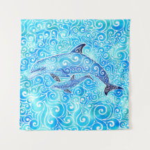 Swirly Dolphin