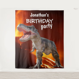 Tapiz T REX Dinosaur BIRTHDAY House Backups