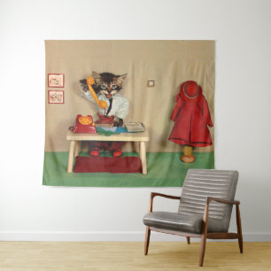 Tapiz tabby kitten secretaria