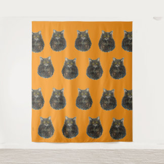 Tapiz Tabby Tiger Cats Mascota Naranja Maureen Girard Fa