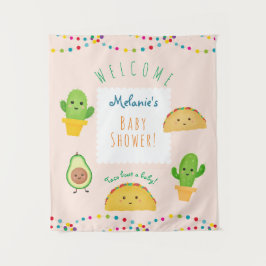 Tapiz Taco | Fiesta Taco Bout un signo de bienvenida par